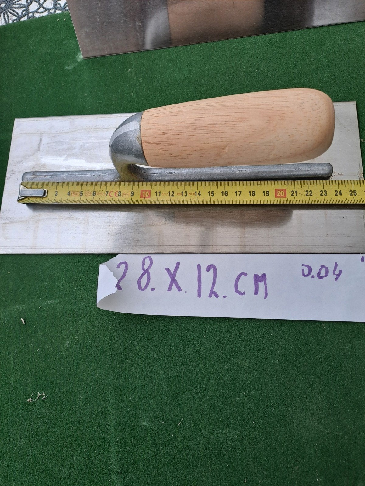 te koop schuur op ruiming  12 stuks nieuwe pleister spanen, Ophalen of Verzenden, Nieuw, Rvs of Chroom