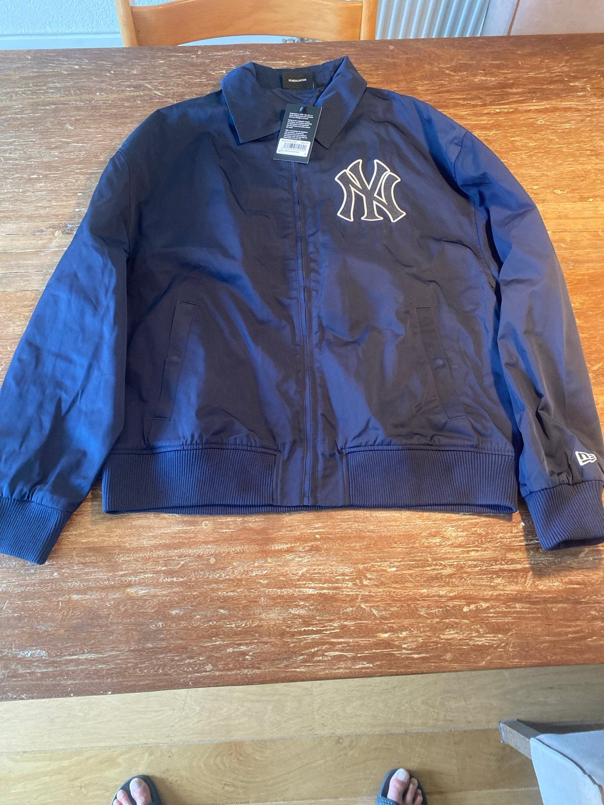 New Era New York Yankees Coach Jacket - Maat M, Ophalen of Verzenden, Nieuw, Maat 48/50 (M), Blauw