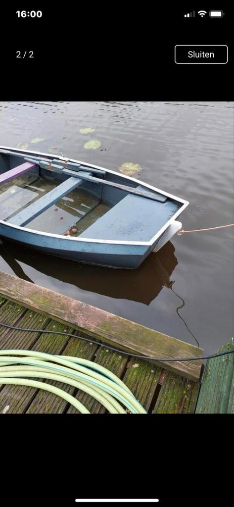 Te koop stalen boot, Ophalen, Gebruikt