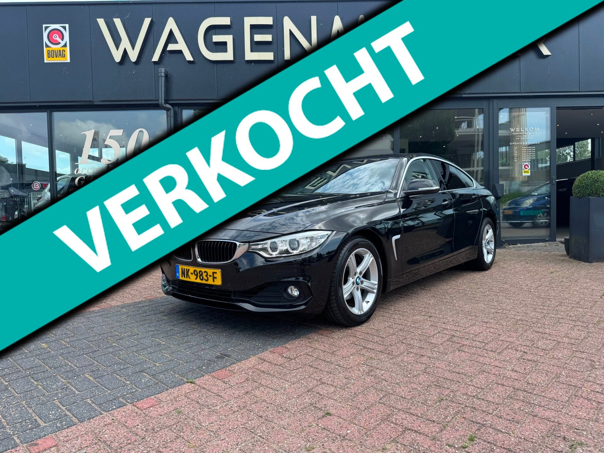 BMW 4-serie Gran Coupé 418i Centennial High Executive AUT|N, Auto's, Automaat, 12 maanden, Gebruikt, Zwart