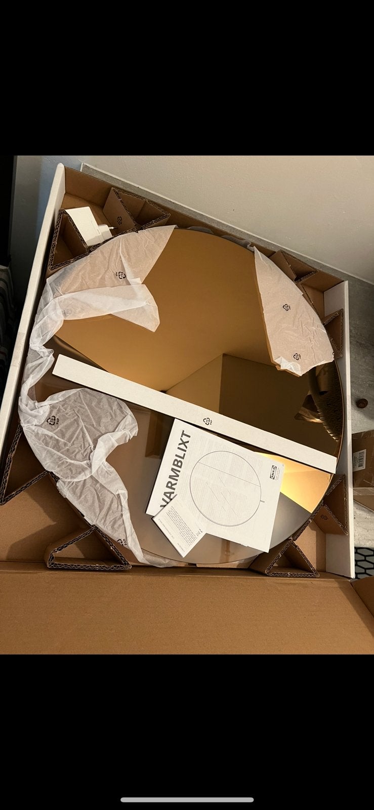 Varmblixt lamp nieuw, Minder dan 50 cm, Rond, Nieuw, Ophalen of Verzenden