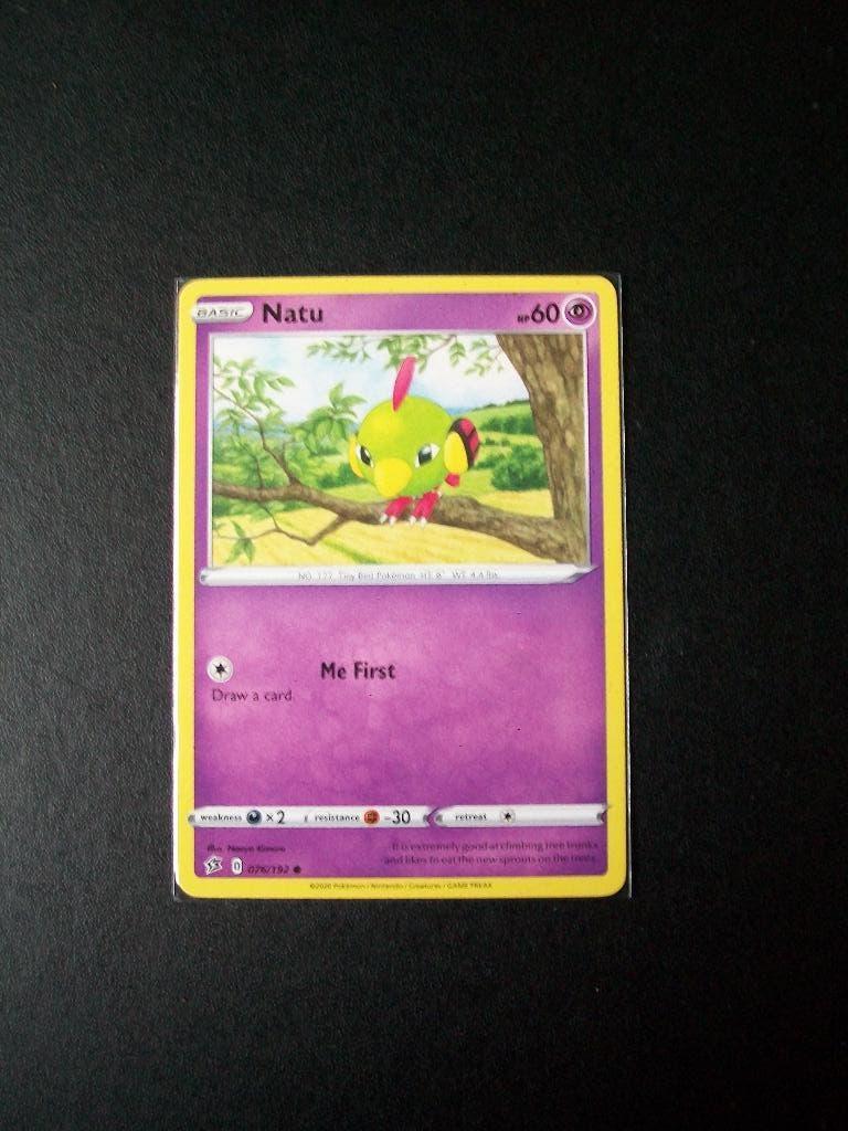 1508. Nieuwe Pokemon Kaart NATU hp 60 (076/192), Verzenden, Nieuw, Losse kaart