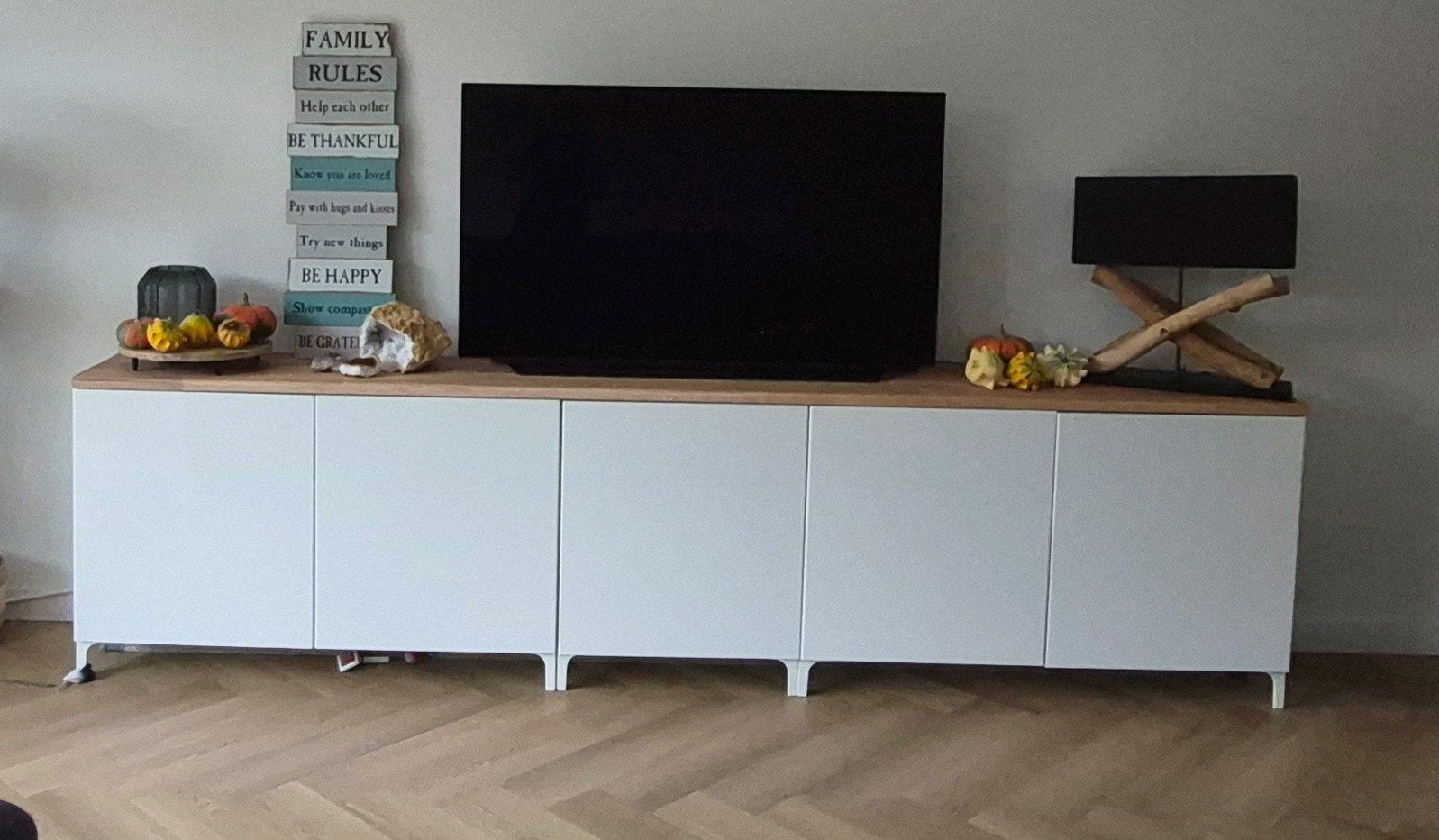 IKEA Besta Hoogglans wit Deurtjes, Ophalen of Verzenden