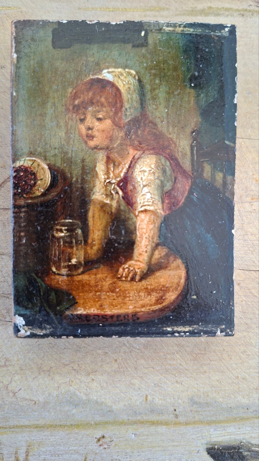olieverf op paneel, Ophalen of Verzenden