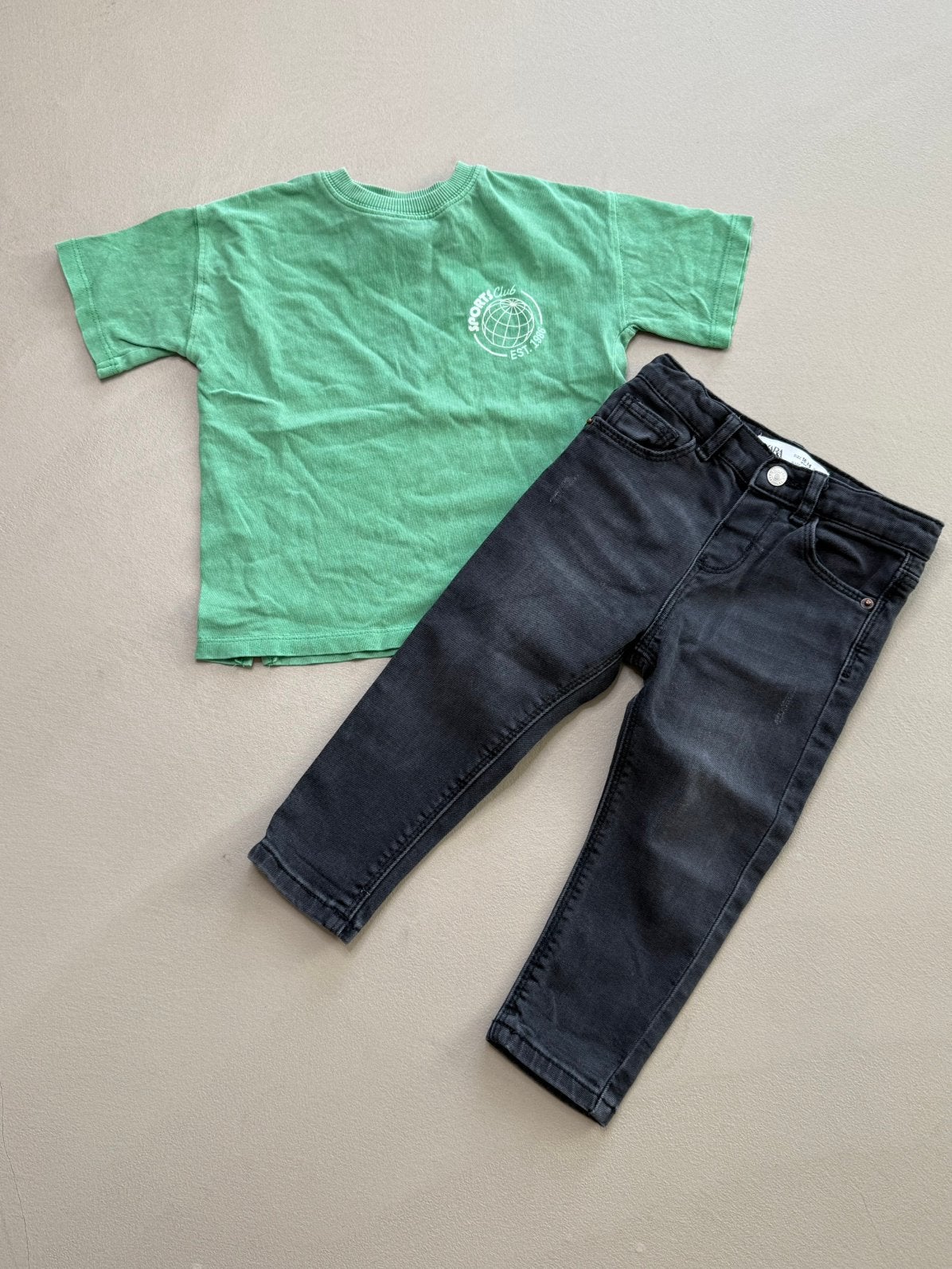 Zara jongens set maat 86, Ophalen of Verzenden, Zo goed als nieuw, Jongetje, Setje