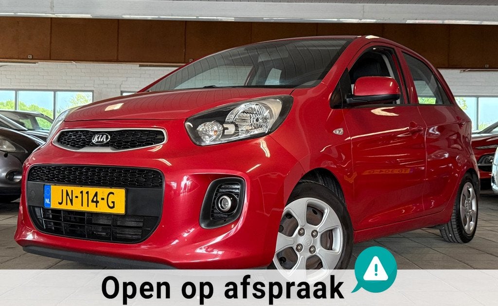 Kia Picanto 1.0 CVVT EconomyPlusLine|NAP|129DKM!|1eEig|Airco, Voorwielaandrijving, Stof, Gebruikt, Elektrische ramen