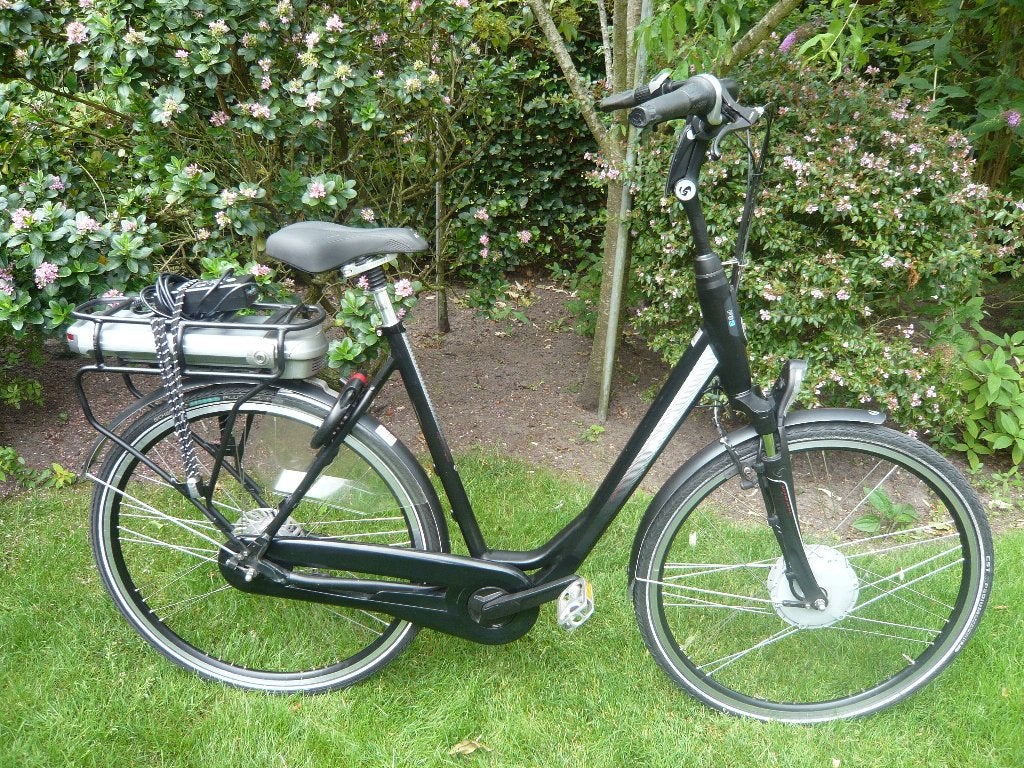 Tk nette zwarte aluminium E BIKE SPARTA F8 28"-57cm 8versn, Fietsen en Brommers, Ophalen, Sparta, Gebruikt, Versnellingen