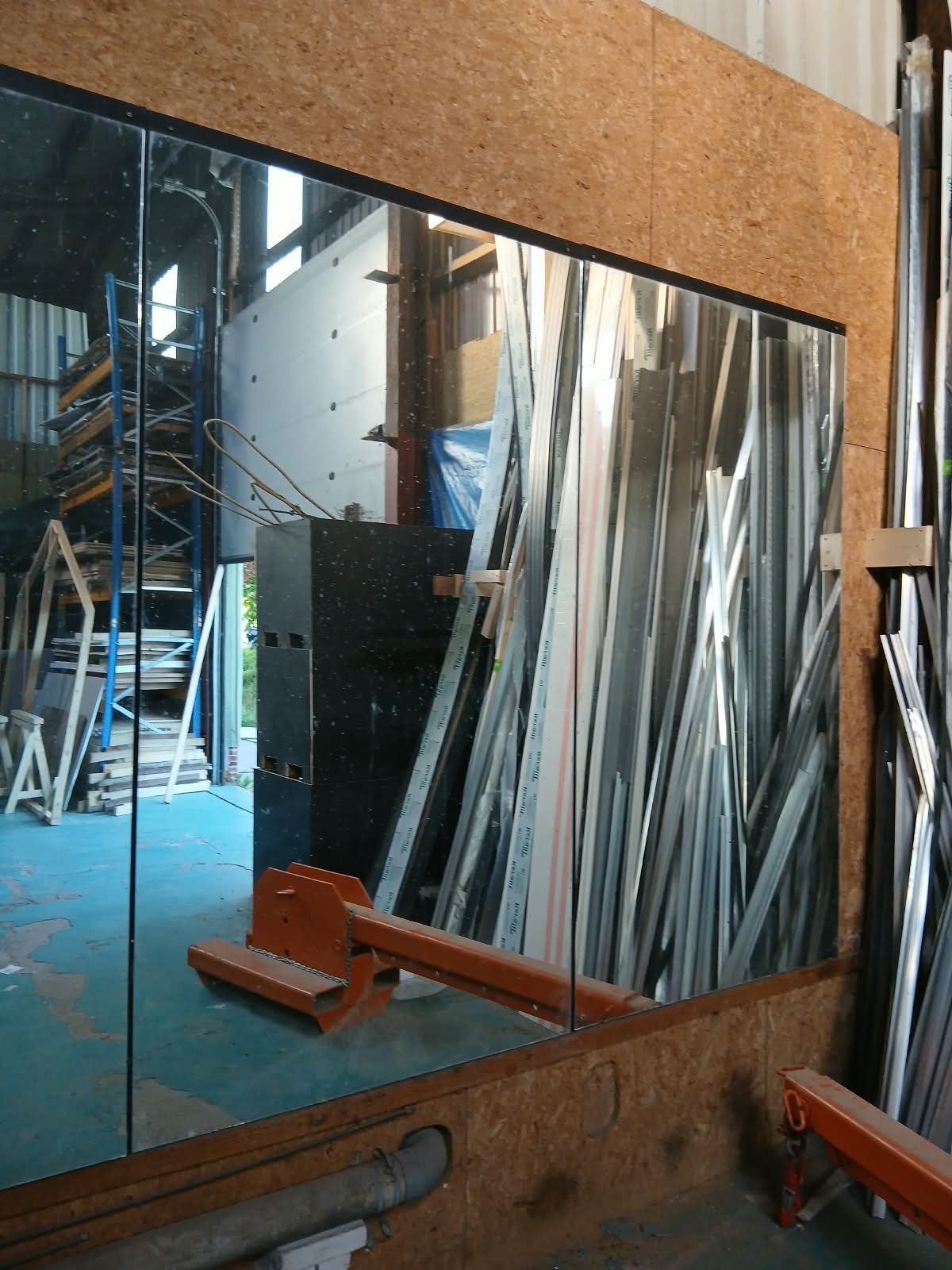 Grote spiegels 122x220 cm - 6 stuks, Ophalen, Gebruikt, 200 cm of meer, 100 tot 125 cm