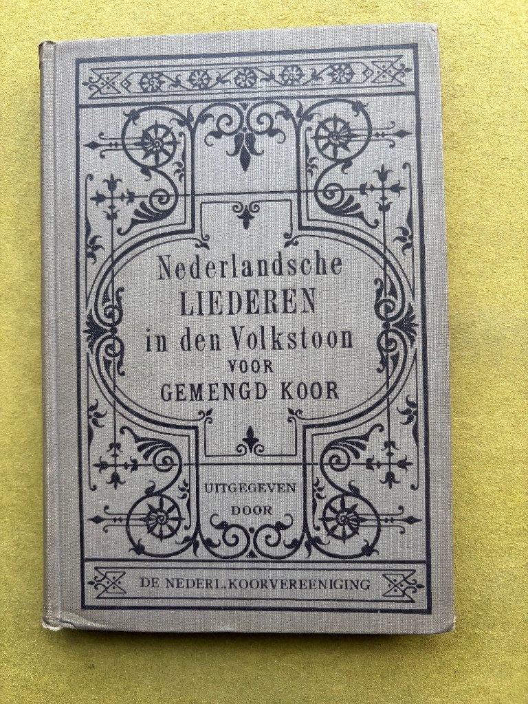 Nederlandsche liederen in den volkstoon voor gemengd koor, Muziek en Instrumenten, Bladmuziek, Koor, Gebruikt, Klassiek, Ophalen of Verzenden