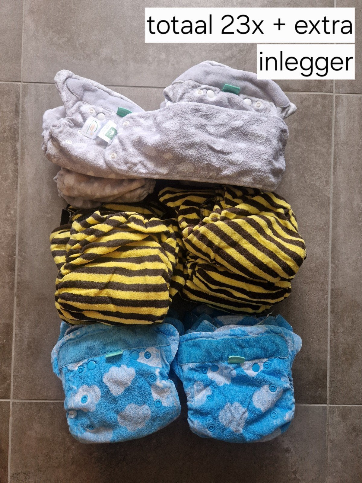 Complete set Totsbots maat 2 wasbare luiers, Kinderen en Baby's, Ophalen