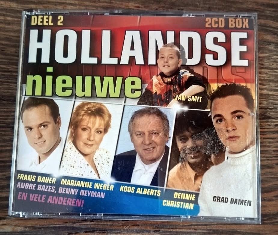 Hollandse Nieuwe Deel 2 - 2CD Box met diverse artiesten, Cd's en Dvd's, Boxset, Ophalen of Verzenden, Zo goed als nieuw, Levenslied of Smartlap