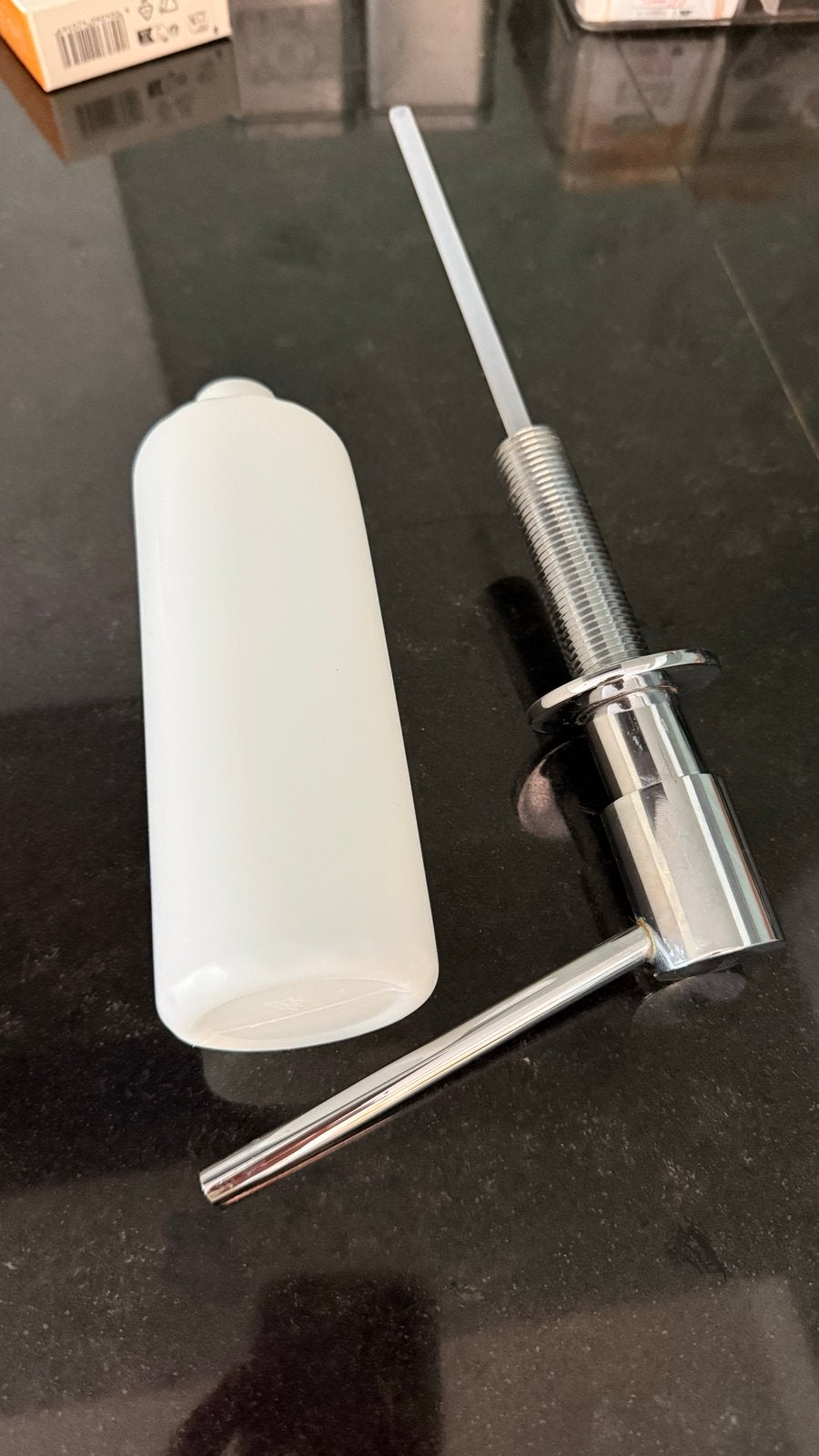 Blanco Inbouw Zeepdispenser Chroom, Overige typen, Ophalen of Verzenden, Metaal, Nieuw
