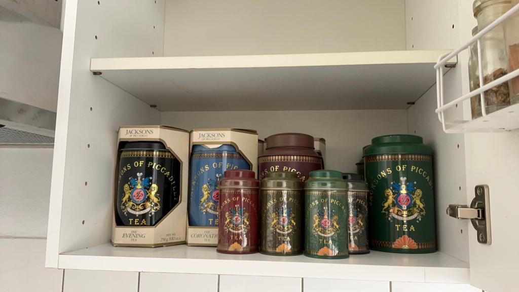Theeblikken, Ophalen, Grohe, Zo goed als nieuw, Metaal