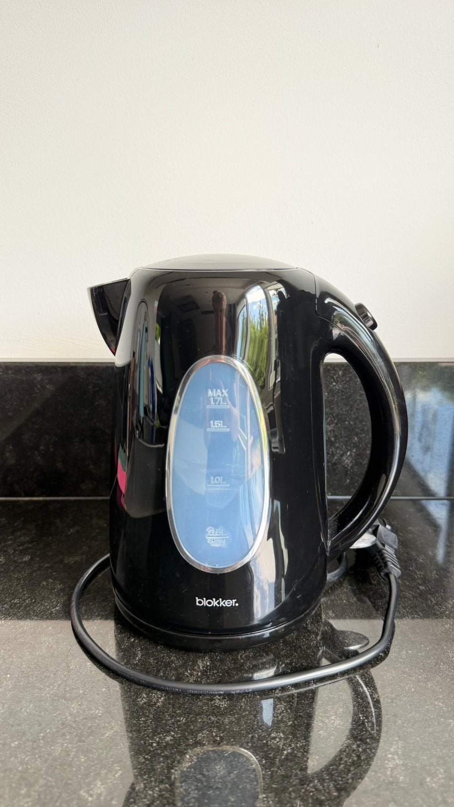 Waterkoker Blokker, 1 tot 2 liter, Ophalen of Verzenden, Zo goed als nieuw