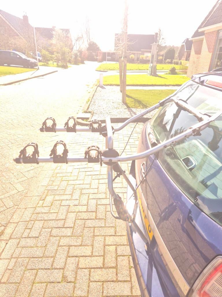 Thule Achterklepdrager voor 3 fietsen - Gebruikt, Auto diversen, Fietsendragers, Ophalen, Achterklepdrager