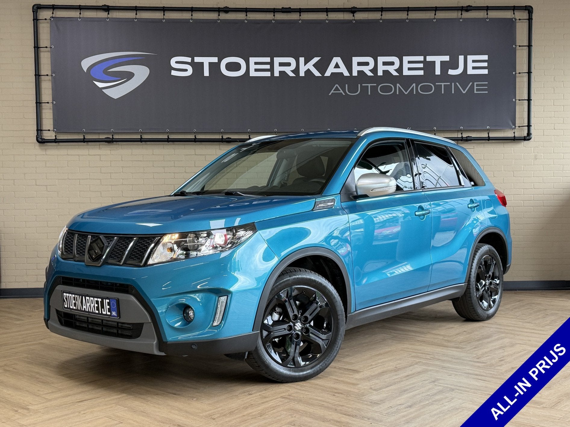 Suzuki Vitara 1.4 S Allgrip Navi | 17" | Carplay | Camera |, Auto's, Automaat, Dealer onderhouden, Gebruikt, Zwart