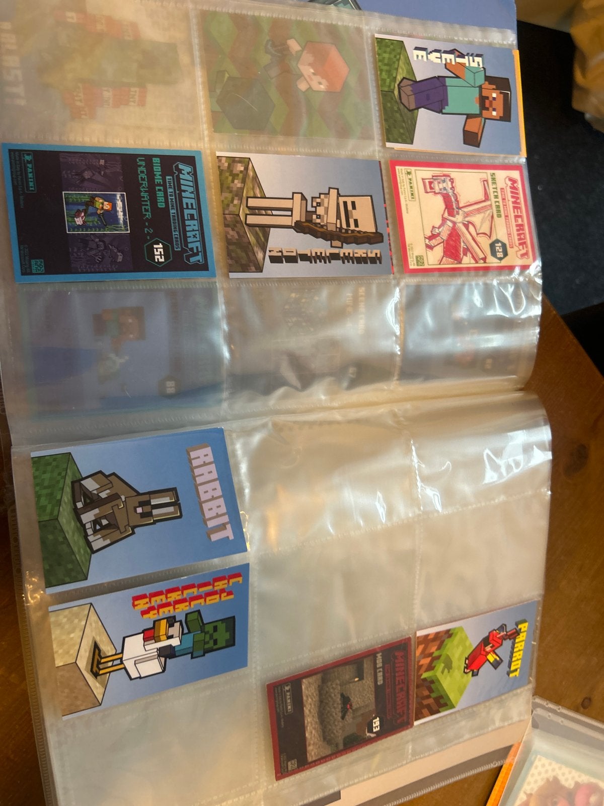 Minecraft Panini Trading Cards - Verzamelmap, Ophalen of Verzenden, Gebruikt