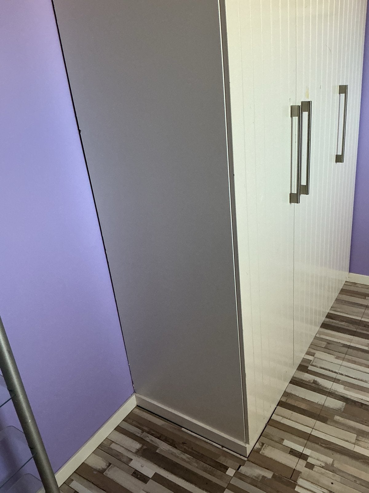 Witte Ikea kledingkast met lades en hangruimte ., Huis en Inrichting, Ophalen, Overige materialen, Gebruikt, 100 tot 150 cm