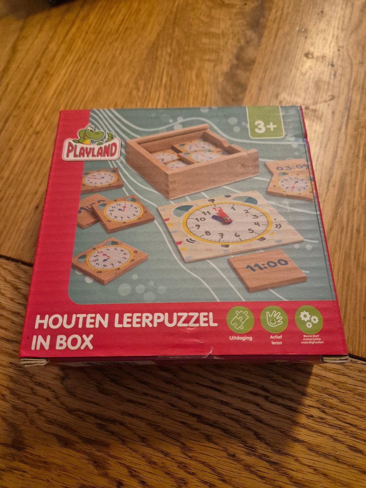 Houten leerklok, Ophalen of Verzenden, Nieuw