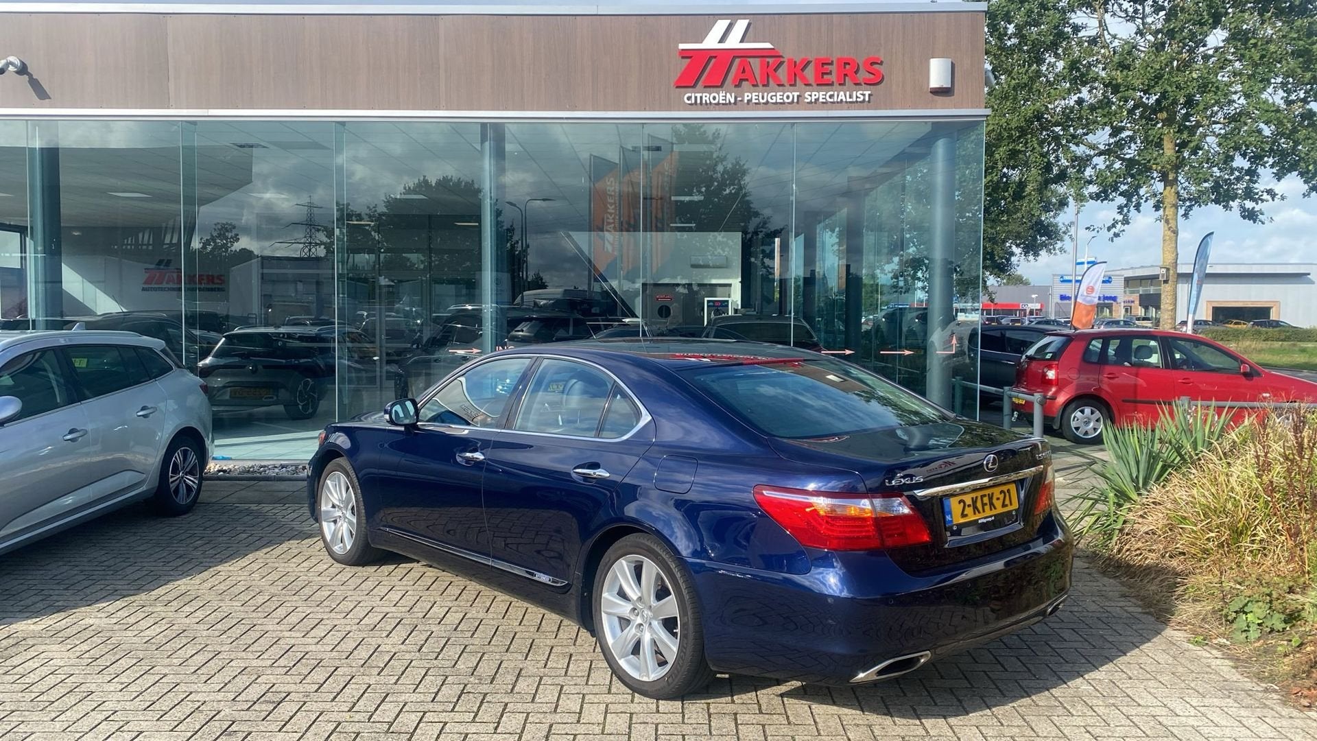 Lexus LS 600h Executive, Auto's, Automaat, Euro 5, Gebruikt, Blauw