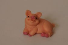 Schleich 10973 varkentje, dierfiguur, Verzamelen, Dierenverzamelingen, Verzenden, Gebruikt, Boerderijdier, Beeldje of Figuurtje