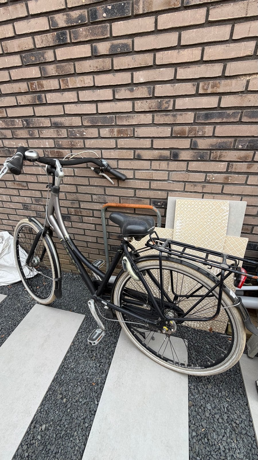 Gazelle fiets degrees, Fietsen en Brommers, Fietsen | Dames | Damesfietsen, Ophalen, Gebruikt, Velgrem, Versnellingen