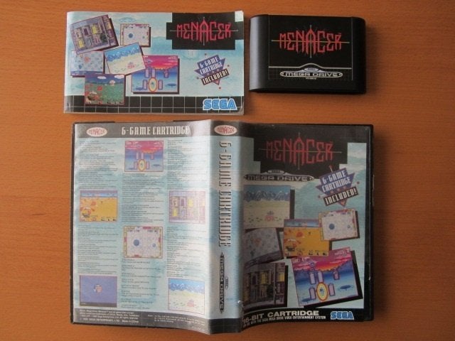 Menacer 6 games Sega Mega Drive Megadrive, Spelcomputers en Games, Gebruikt, Overige genres, 1 speler, Ophalen of Verzenden