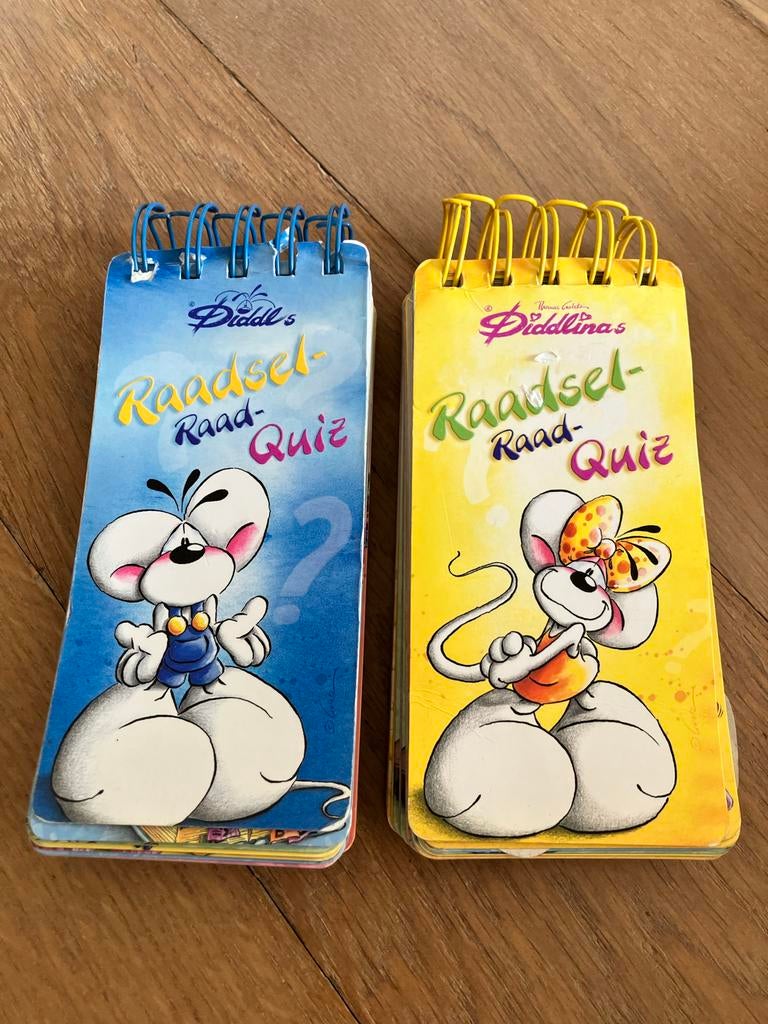 Diddl's en Diddlina's Raadsel-Raad-Quiz Boekjes, Ophalen of Verzenden, Zo goed als nieuw, Papier, Kaart of Schrift