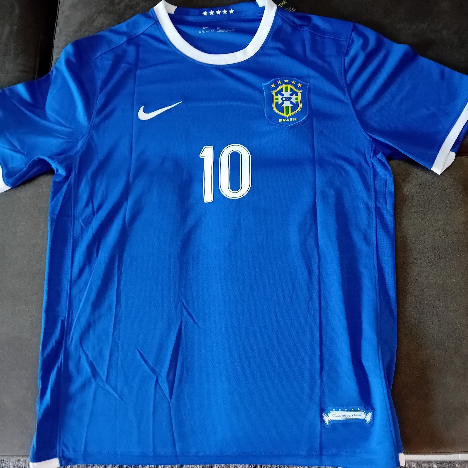 Retro Voetbalshirt Ronaldinho XL, Maat XL, Ophalen of Verzenden, Nieuw, Shirt
