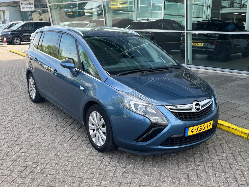 Opel Zafira Tourer 1.4 Cosmo 140 PK NIEUWSTAAT I Cosmo I Lee, Auto's, Opel, Parkeersensor, Gebruikt, 4 cilinders, Blauw