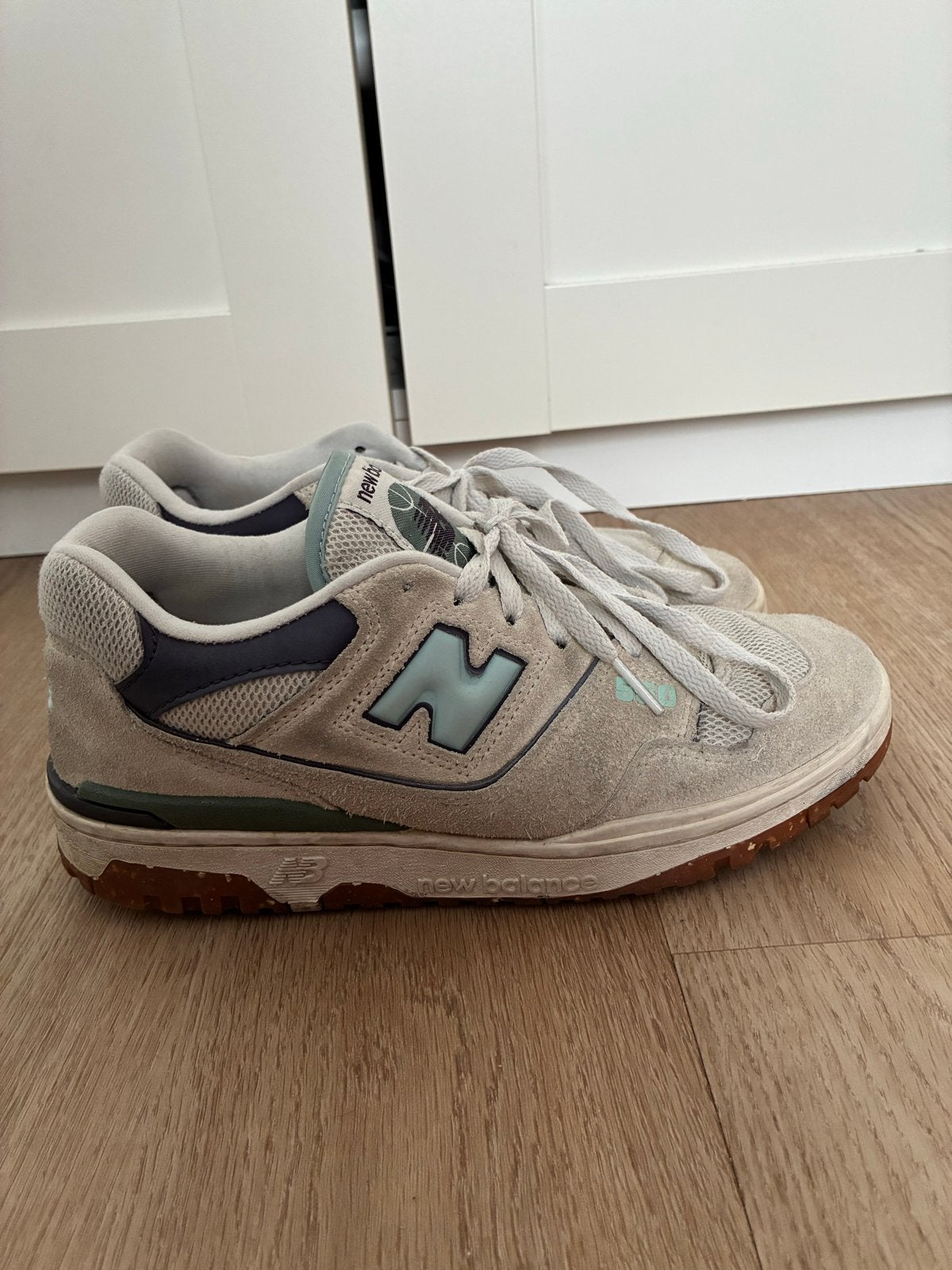 New Balance 550 Sea Salt White Fog sneakers, Beige, Ophalen of Verzenden, Sneakers of Gympen, Gedragen