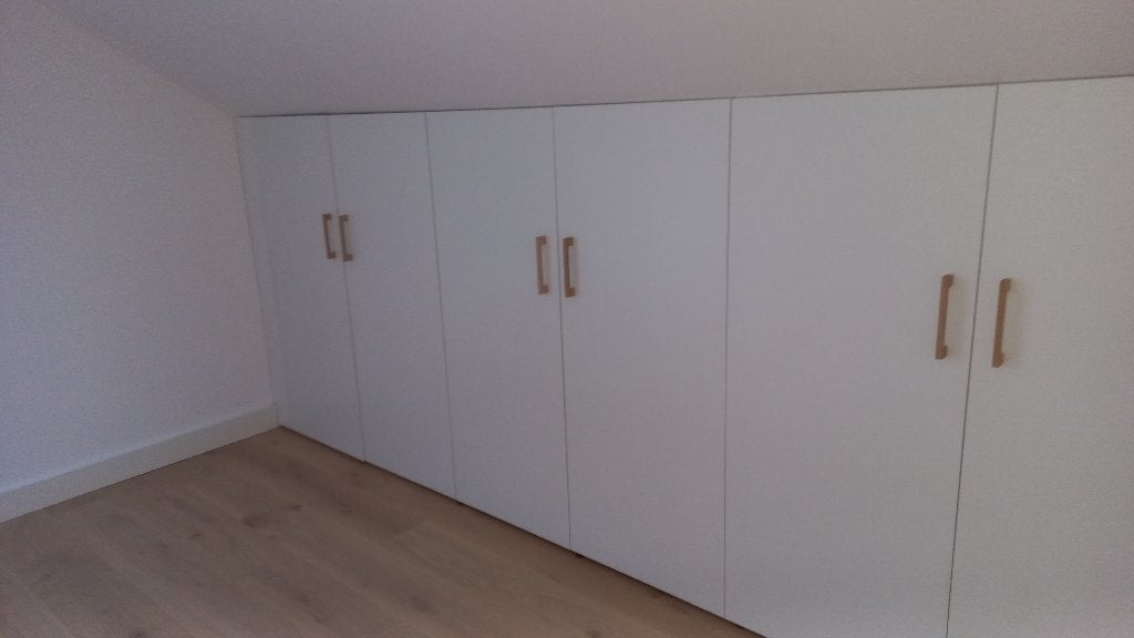 Schuifdeur kastenwand knieschot kast schuine wand op maat., Ophalen, Binnendeur, Nieuw, Schuifdeur