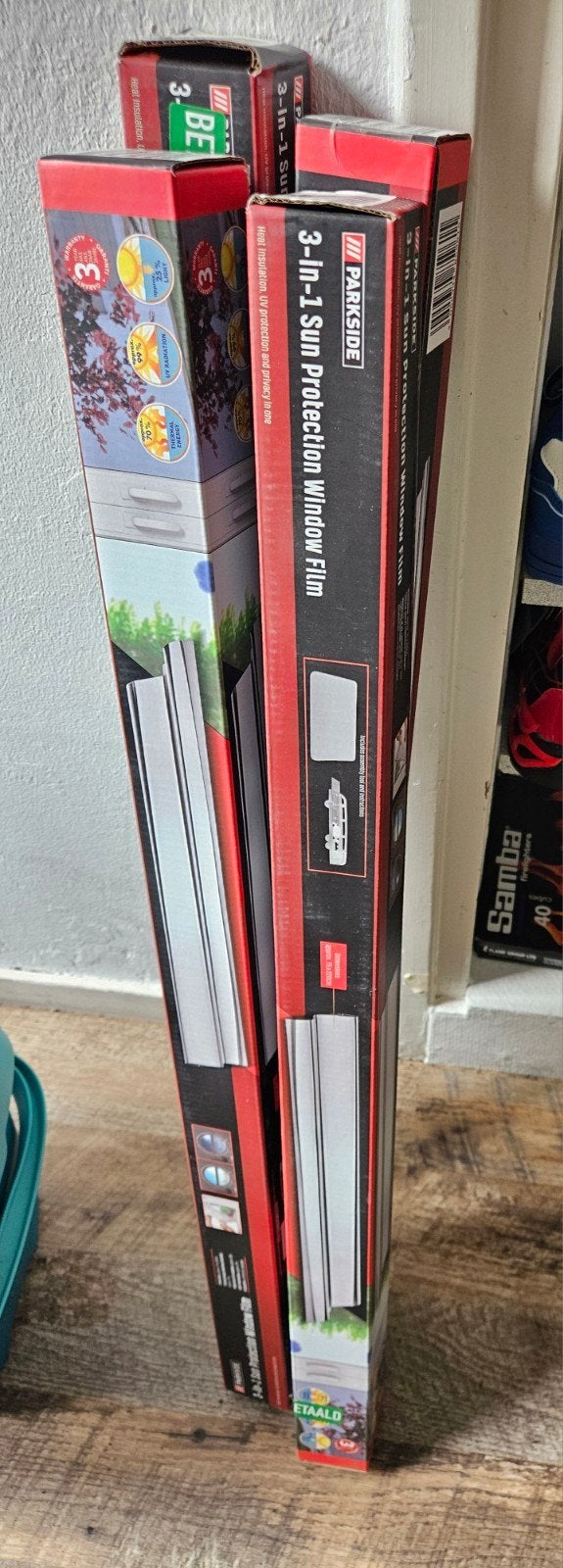 4 nieuwe rollen 3-in-1 zonwerende raamfolie, Ophalen of Verzenden, Nieuw, Overige typen