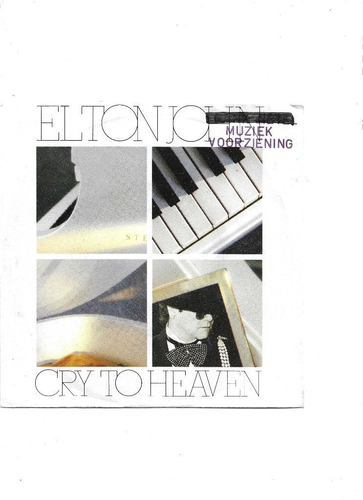 Single Elton John - Cry to heaven, Cd's en Dvd's, Ophalen of Verzenden, Gebruikt, 7 inch, Pop