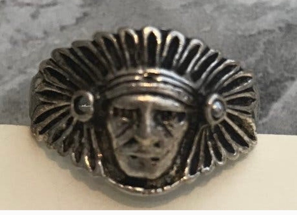 Nieuwe handgemaakte zilveren Indiaan Tibet ring maat 18.5, 18 tot 19, Nieuw, Ophalen of Verzenden, Dame of Heer