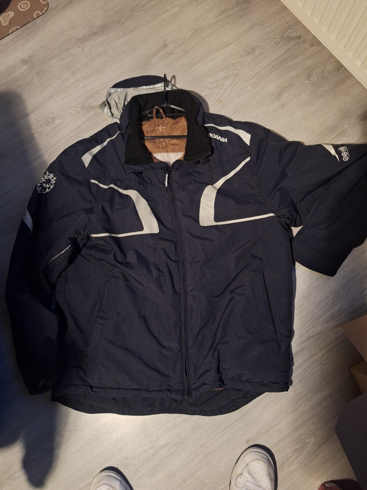 Scania winterjas heren - Maat 3XL, Blauw, Overige maten, Ophalen of Verzenden, Zo goed als nieuw