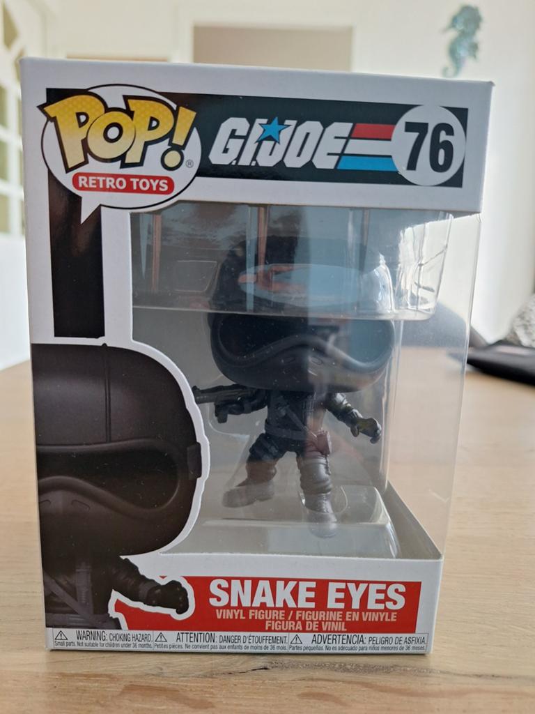 Funko Pop! G.I. Joe Snake Eyes #76 Retro Toys, Ophalen, Zo goed als nieuw