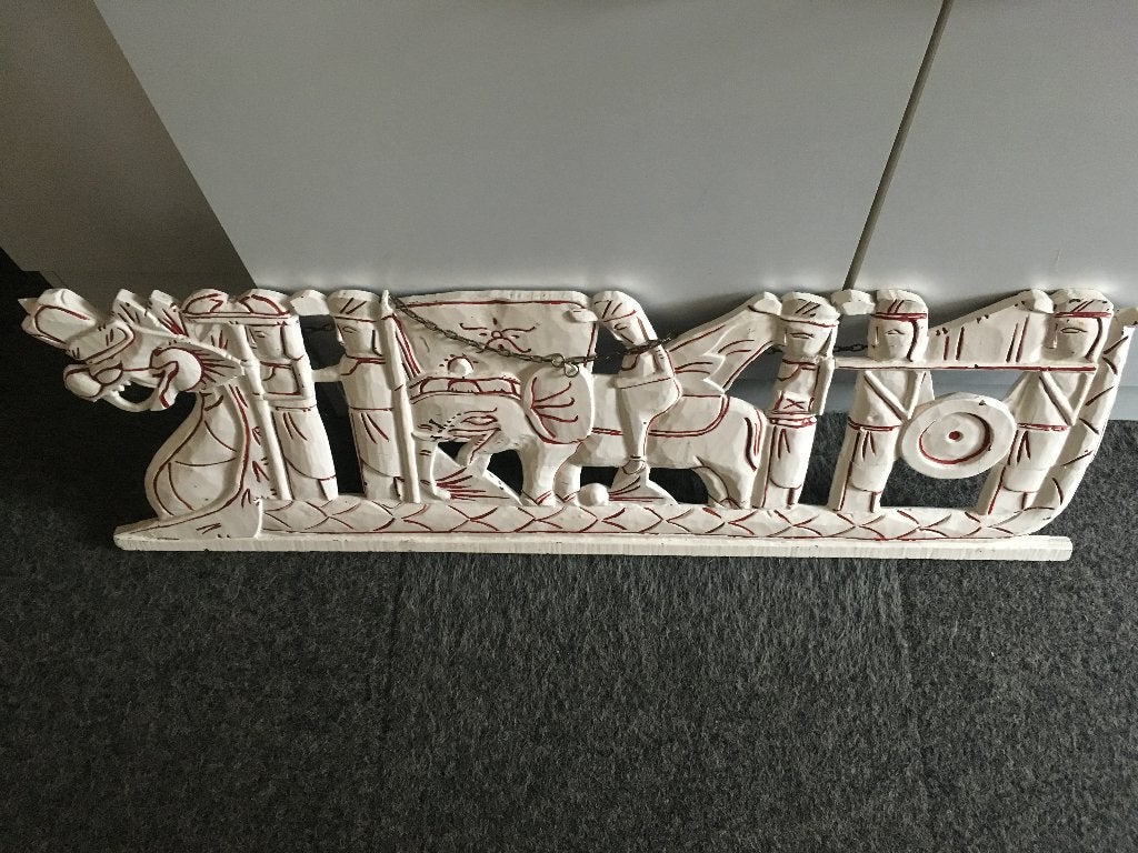 houtsnijwerk azie chinees egypte, Ophalen of Verzenden, Hout