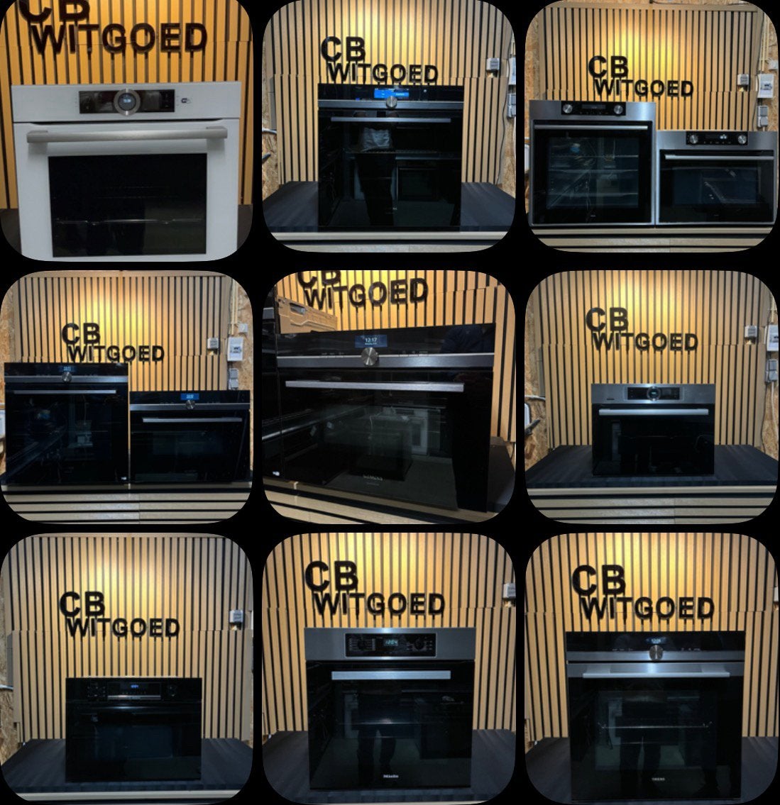 Inbouwovens & Koffiemachines Tweedehands | Topmerken A-merk, Ophalen, 60 cm of meer, Inbouw, Hete lucht