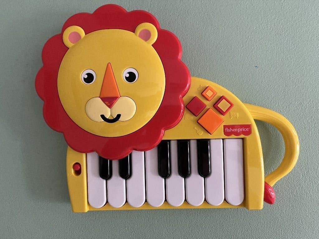 Fisher price piano leeuw, Ophalen of Verzenden, Zo goed als nieuw, Speelset, Met geluid