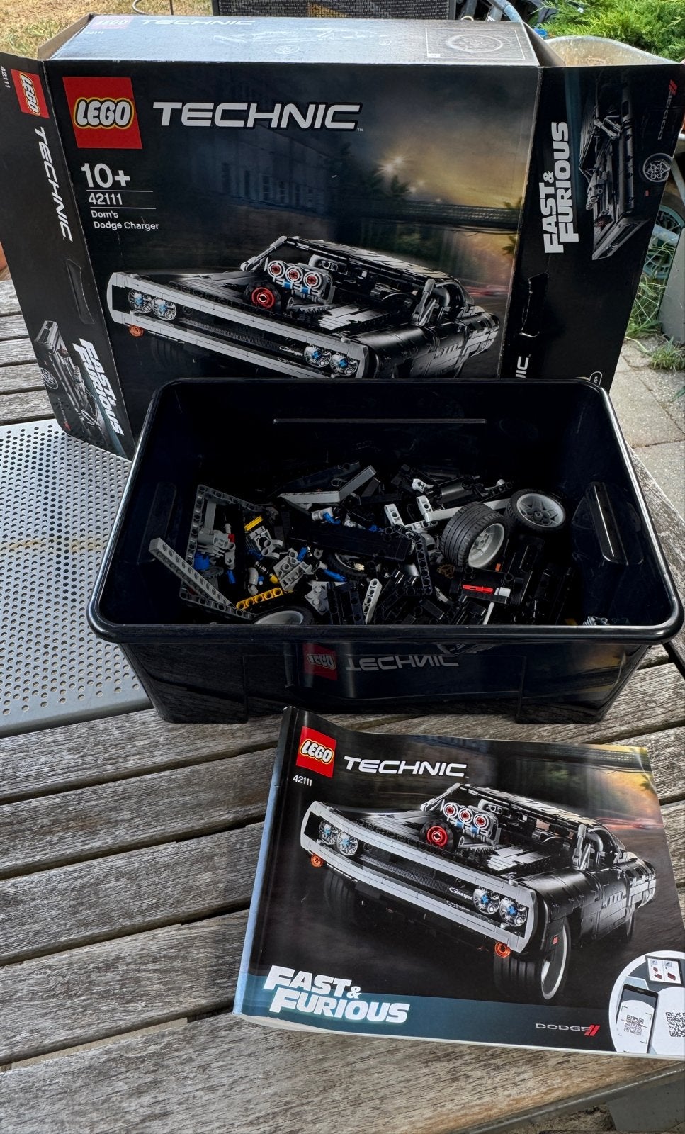 LEGO Technic 42111 Dom's Dodge Charger Fast & Furious, Compleet, Lego, Ophalen of Verzenden, Zo goed als nieuw