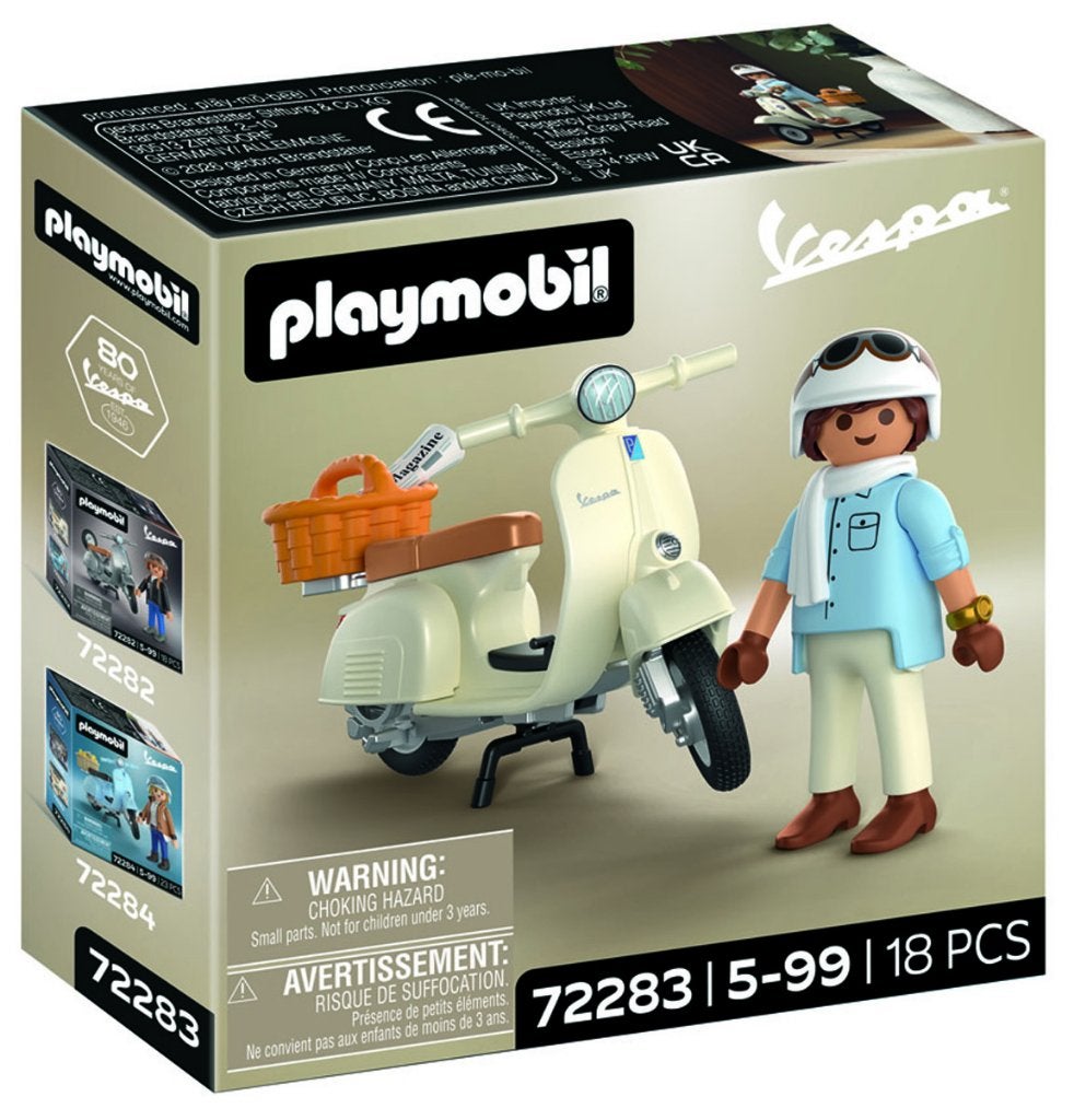 PLAYMOBIL 72283 Vespa Klassieke uitvoering 80 jaar 18 delig, Complete set, Voertuig, Nieuw, Ophalen of Verzenden