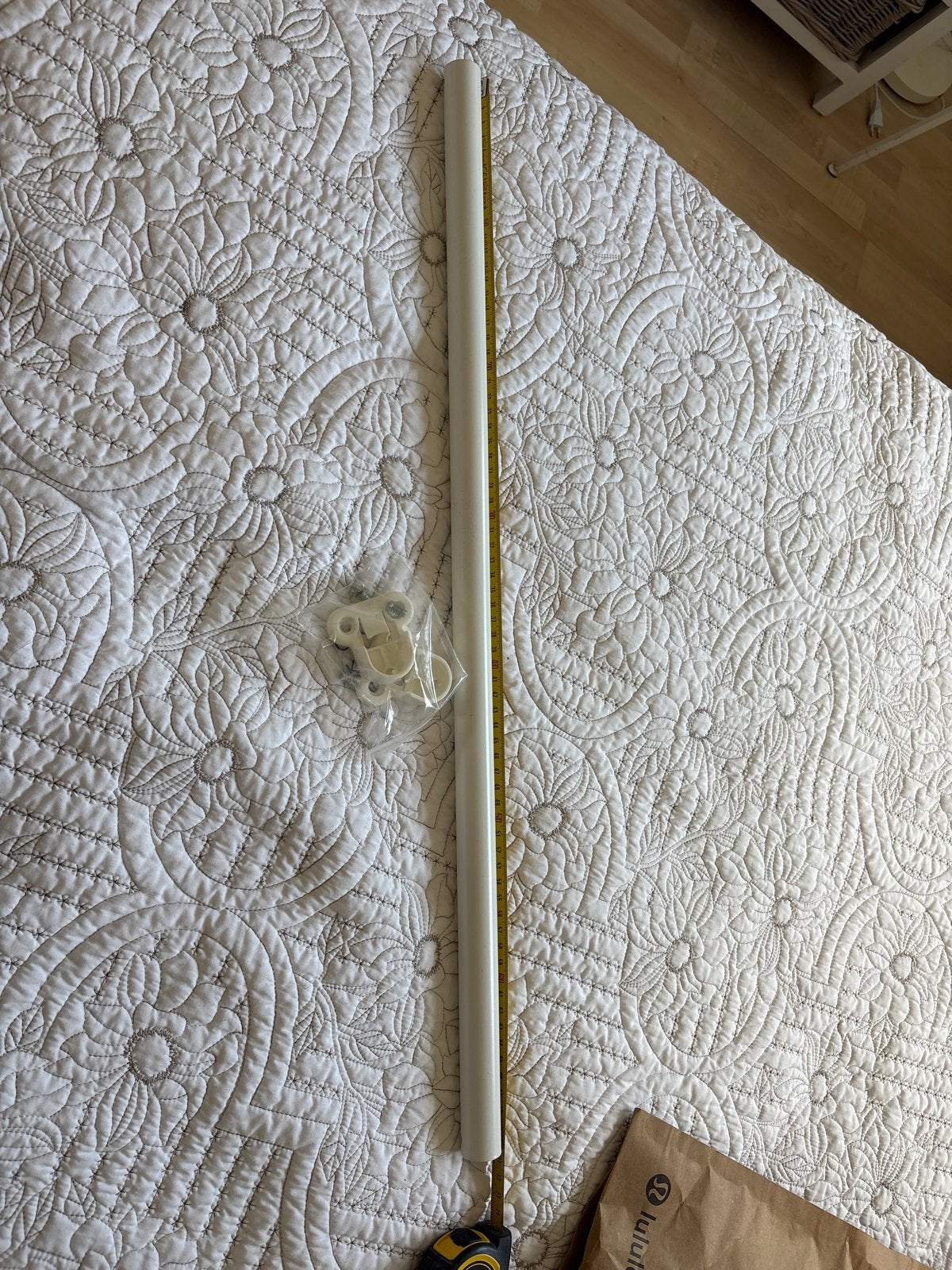 Pax Komplement ikea kledingroede voor kast 75cm, Huis en Inrichting, Ophalen, Zo goed als nieuw, Wit, Metaal