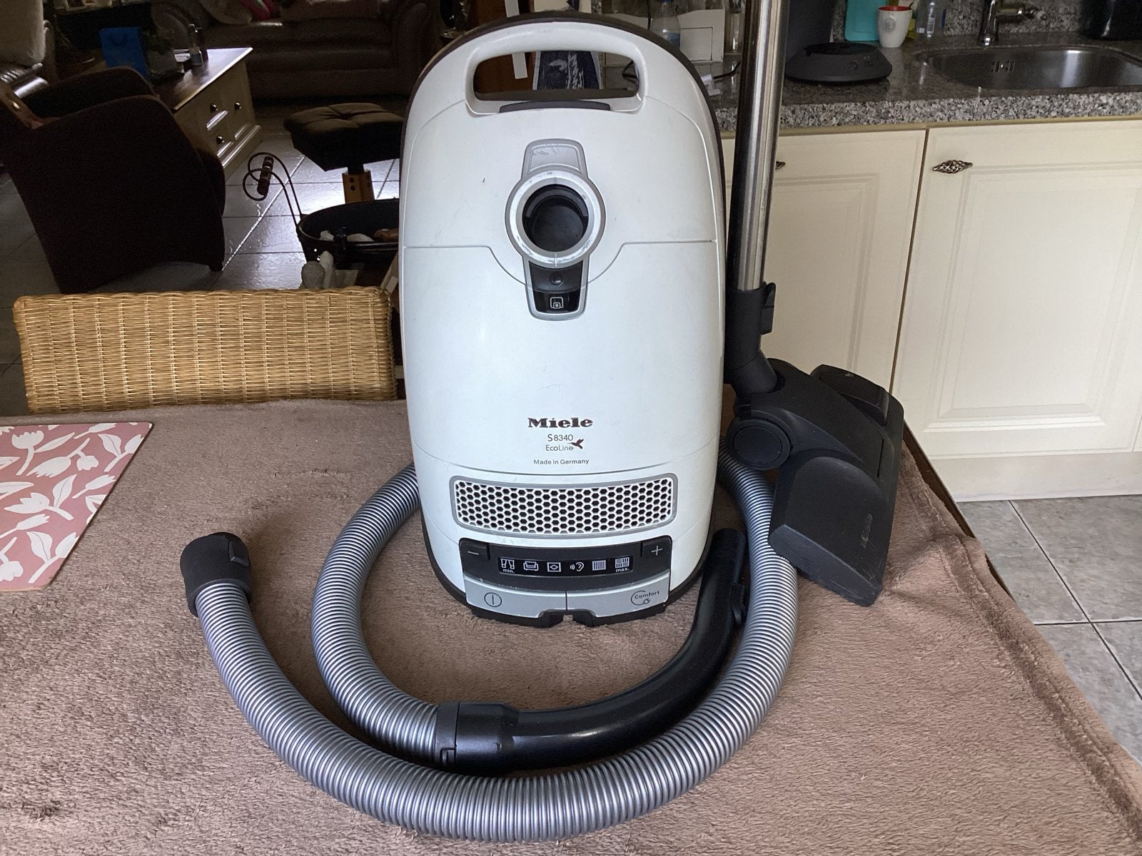 Miele S8340 Ecoline sledestofzuiger - Krachtig en compleet, Inclusief accessoires, Gebruikt, Miele, Sledestofzuiger