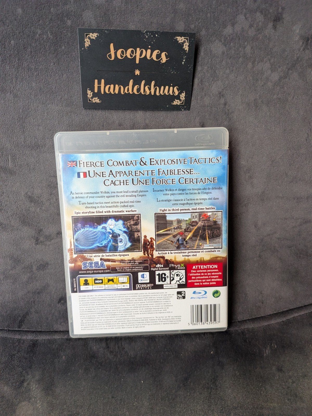 Valkyria Chronicles – PS3 – Compleet met Handleiding – PAL, SEGA Europe Ltd., 27 Great West Road, Brentford, Middlesex, TW8 9BW, UK