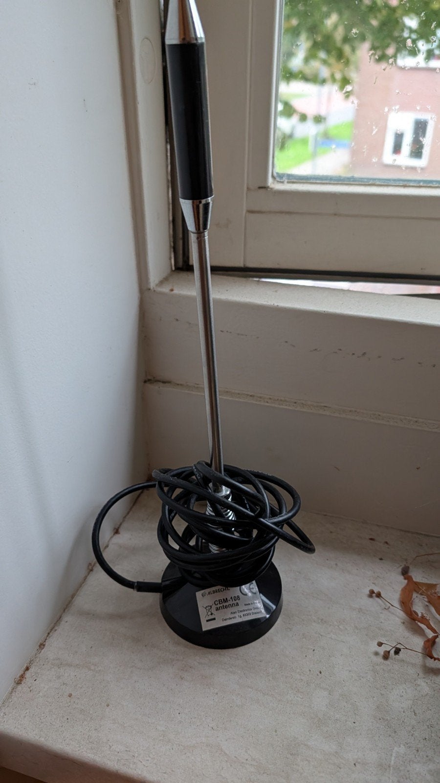 Albrecht CBM-108 Antenne met magneetvoet, Telecommunicatie, Ophalen of Verzenden, Gebruikt, Antenne