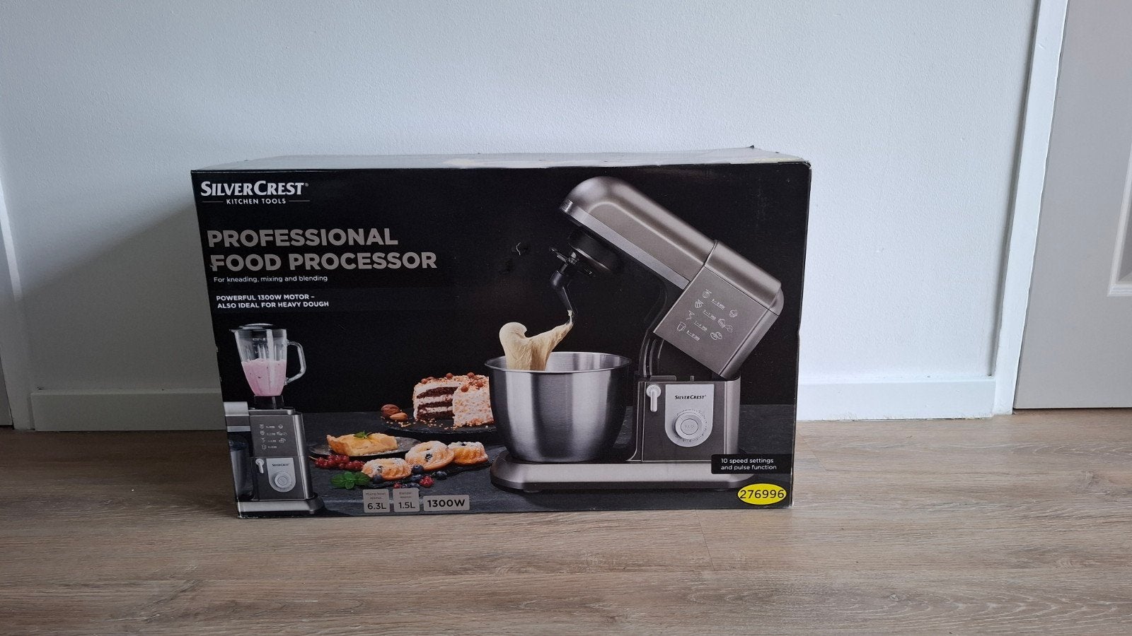 SilverCrest Professionele Keukenmachine 1300W, Witgoed en Apparatuur, Keukenmixers, 4 liter of meer, Ophalen, Nieuw, 3 snelheden of meer