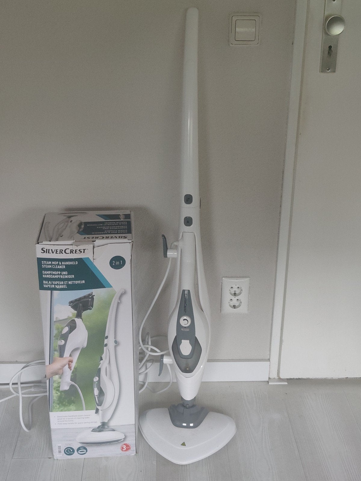 Silvercrest 2-in-1 stoomreiniger en handstoomreiniger 1500W, Witgoed en Apparatuur, Ophalen, Reservoir, 1200 tot 1600 watt, Overige merken