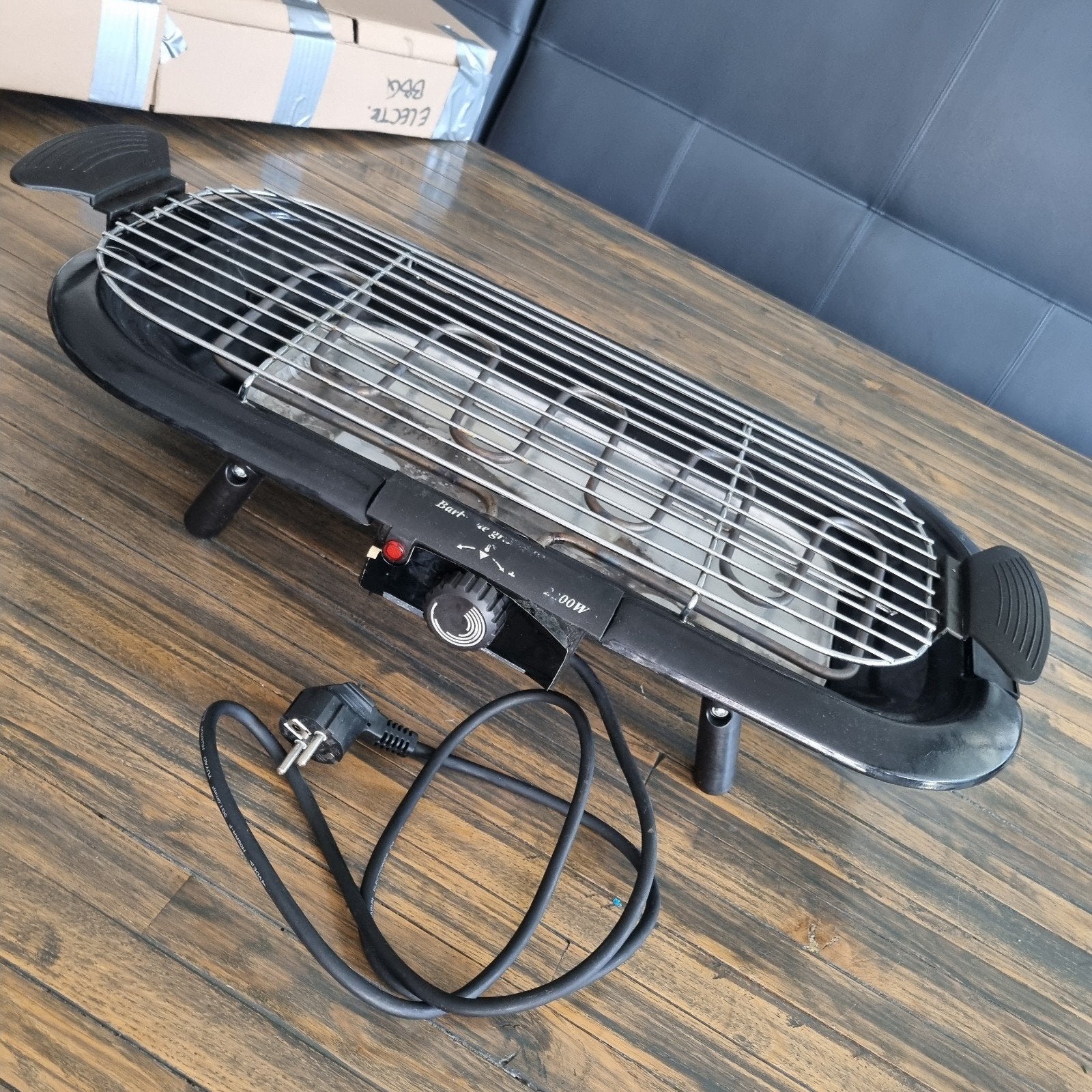 Elektrische BBQ - Compact en Krachtig (2200W), Tuin en Terras, Ophalen, Gebruikt