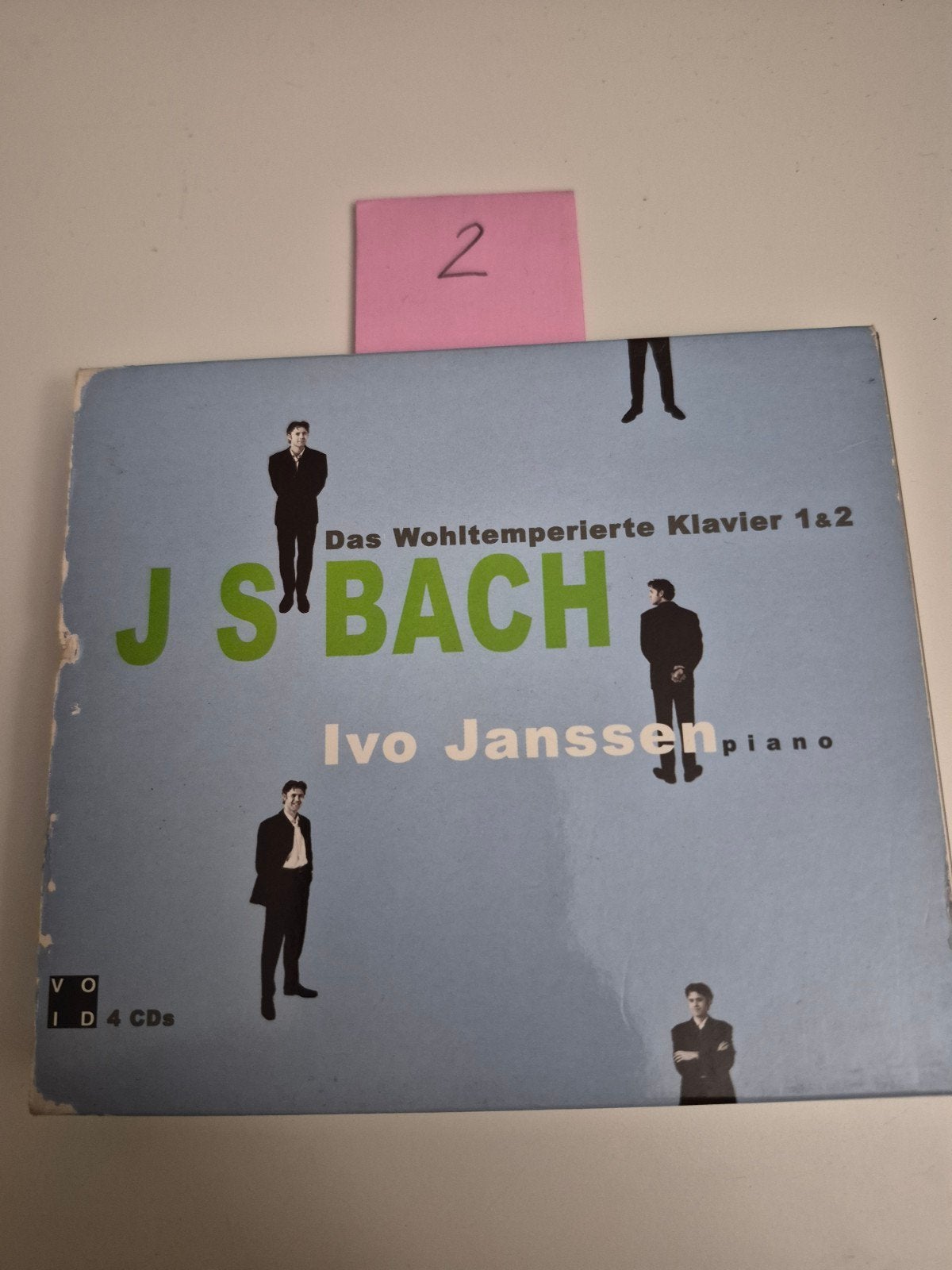 J.S. Bach Das Wohltemperierte Klavier 1&2 - Ivo Janssen (4C, Gebruikt, Boxset, Ophalen of Verzenden, Pianomuziek